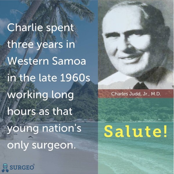 Hawaii Samoa general surgeon Surgeo Salute